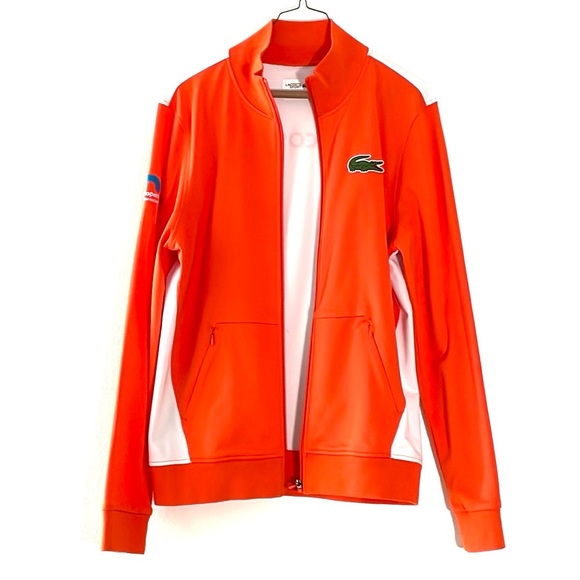 Lacoste Sport Men’s Orange Sweater - Picture 2 of 10
